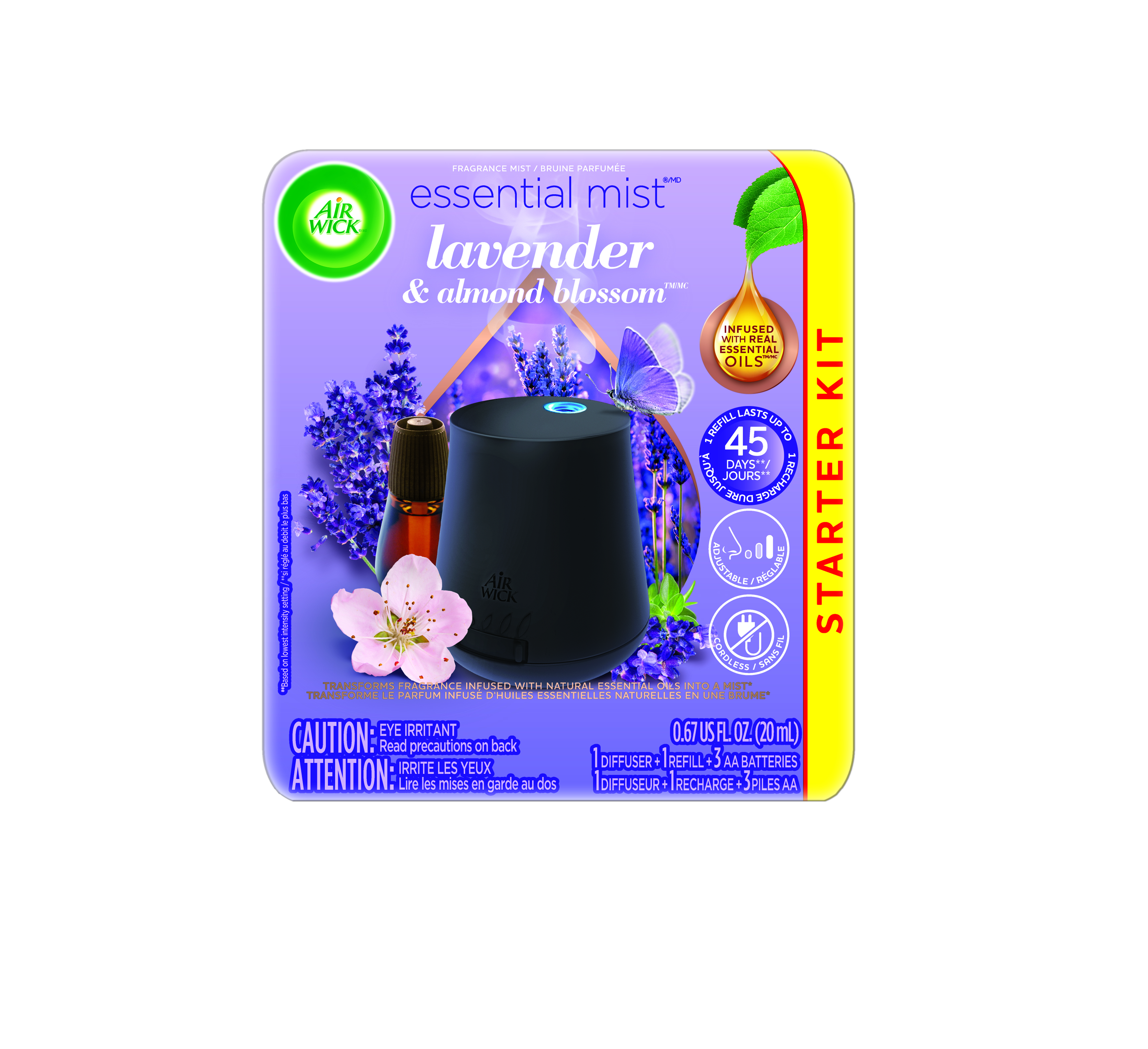 Air Wick® Essential Mist - Lavender & Almond Blossom (Canada)